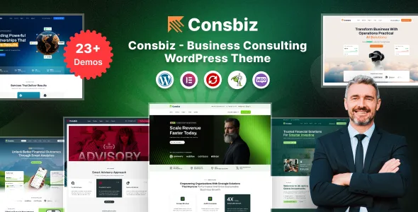 Consbiz – Business Consulting WordPress Theme WordPress theme