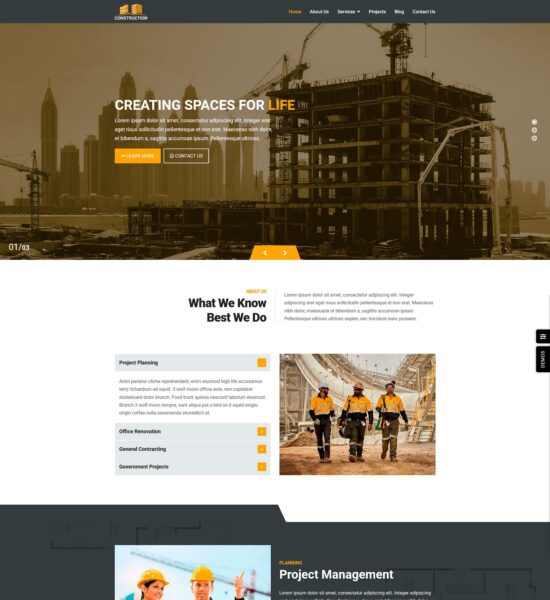 construction joomla