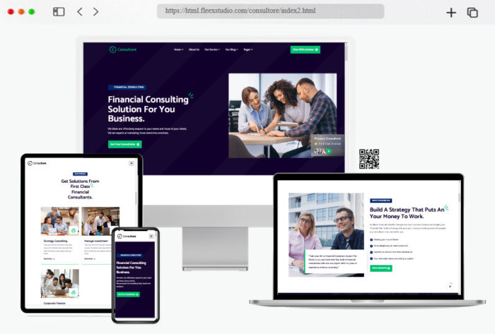 consultore finance consulting html template