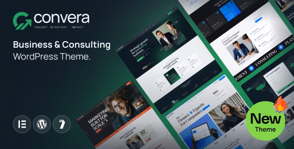 Convera - Business Consulting WordPress Theme WordPress theme