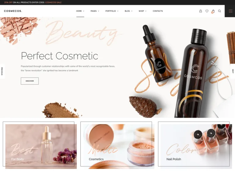 cosmecos wordpress site