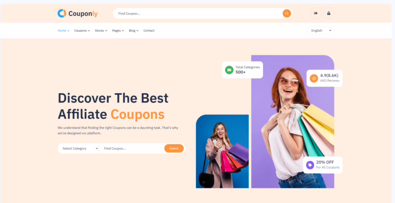 couponly coupons wordpress theme