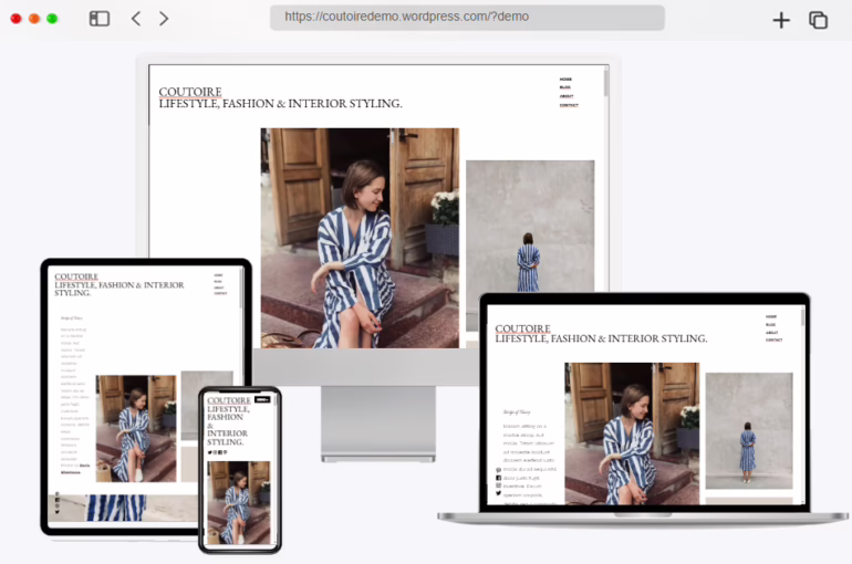 coutoire Adsense-friendly WordPress themes