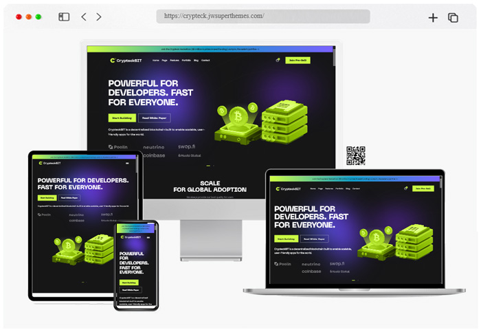 crypteck crypto wordpress theme