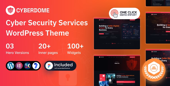 CyberDome - Cyber Security Services WordPress Theme WordPress theme