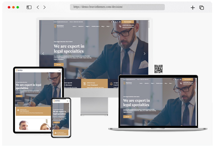 decision law lawyer wordpress theme