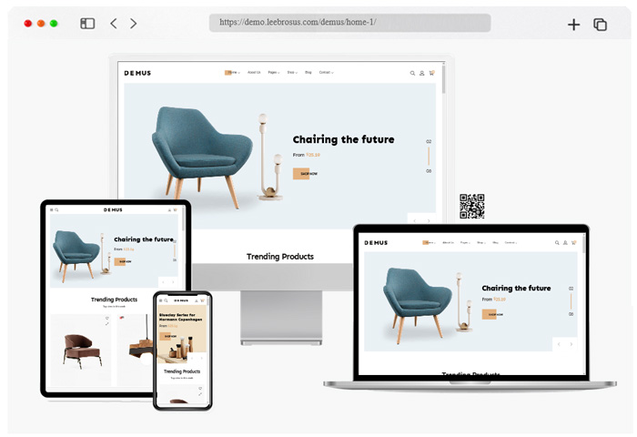 demus furniture woocommerce theme