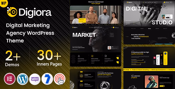 Digiora - Digital Marketing Agency WordPress Theme WordPress theme