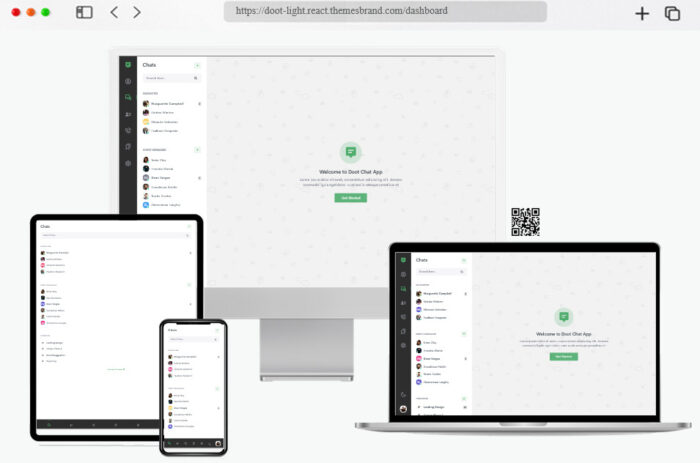 doot react chat app template