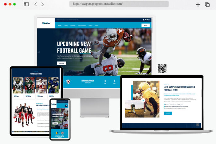 exsport sports team club wordpress theme
