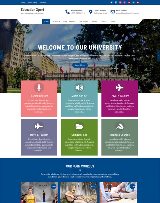 education xpert free education wordpre