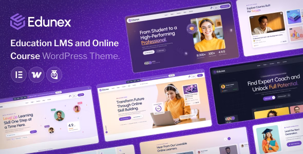 Edunex - Education LMS & Online Course WordPress Theme WordPress theme