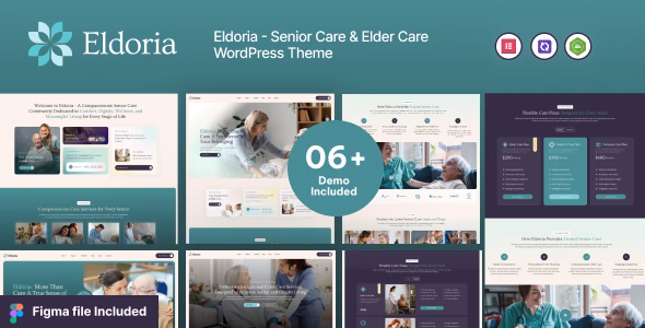 Eldoria - Senior Care & Elder Care WordPress Theme WordPress theme