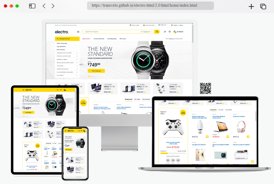 electro electronics ecommerce html template