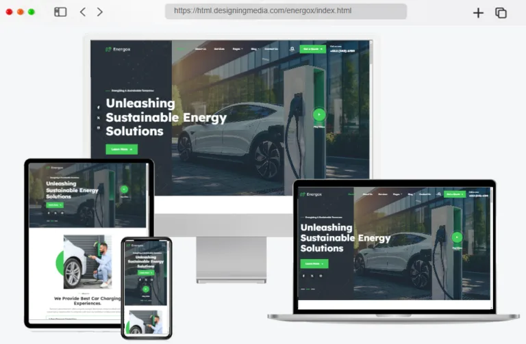 11 Best Electric Vehicle & Charging Station Website Templates 2026