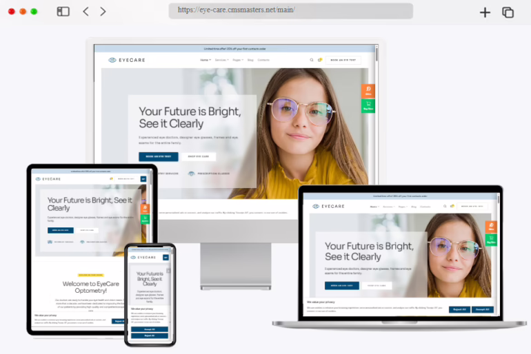 eye care elementor
