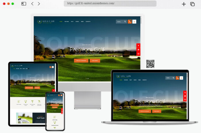 fc united golf sports wordpress theme