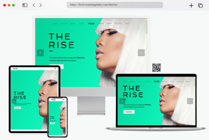 fwrd music band musician wordpress theme