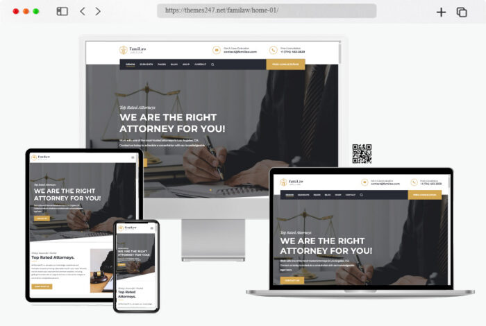 familaw attorney law firm wordpress theme