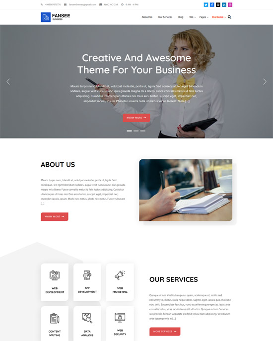 Free WordPress themes with WooCommerce integration