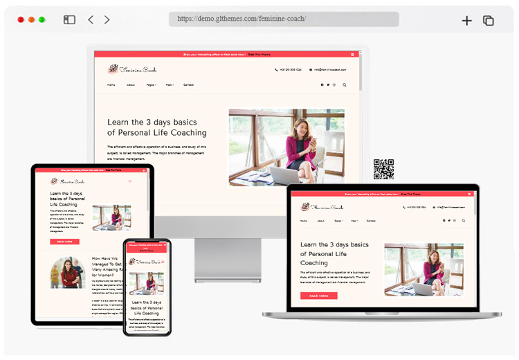 feminine coach theme