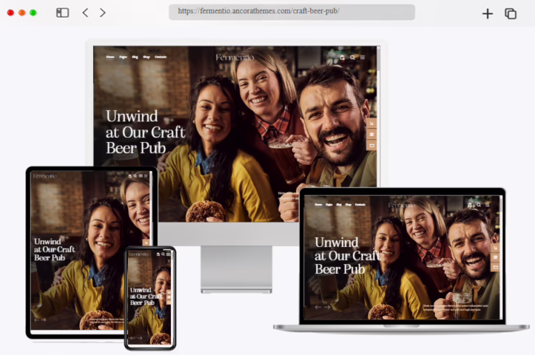 fermentio beer wordpress theme