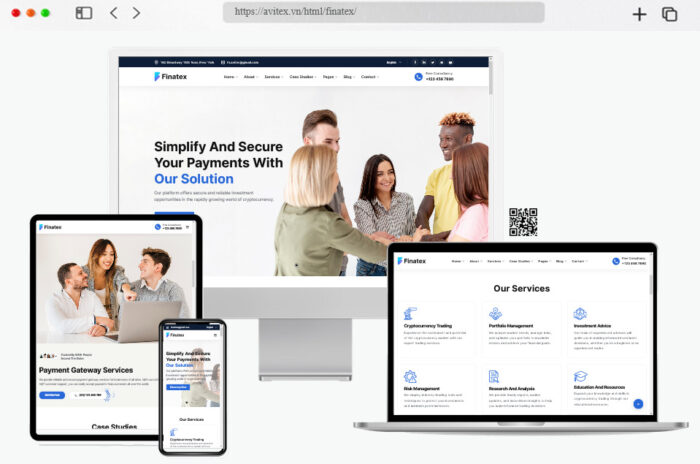 finatex finance consulting html template