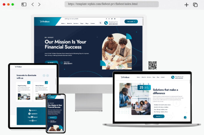 finbest banking finance html template