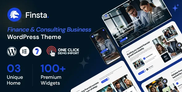 Finsta – Finance, Accounting & Business Consulting WordPress Theme WordPress theme