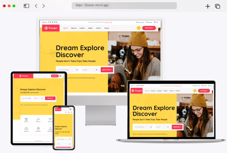 fioxen flat design directory listings template