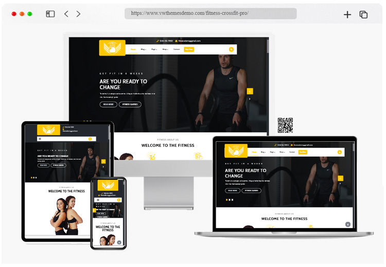 Free WordPress theme for gyms