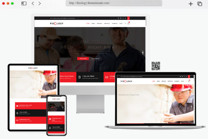 fixology handyman wordpress theme