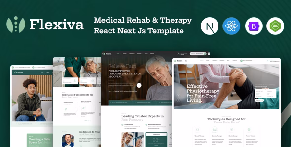 Flexiva - Medical Rehab & Therapy React Next Js Template WordPress theme