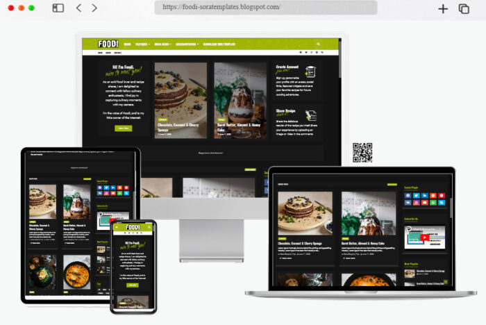 foodi blogger template