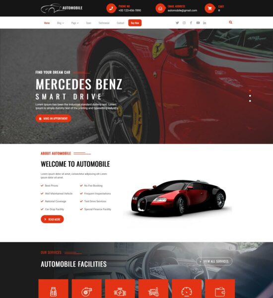 Free car classifieds WordPress theme