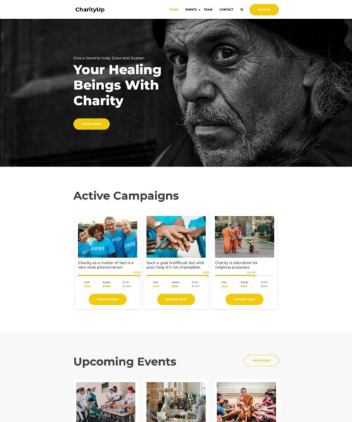 SEO-friendly free WordPress themes for nonprofits