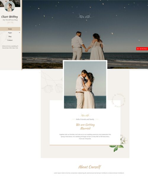free classic wedding theme
