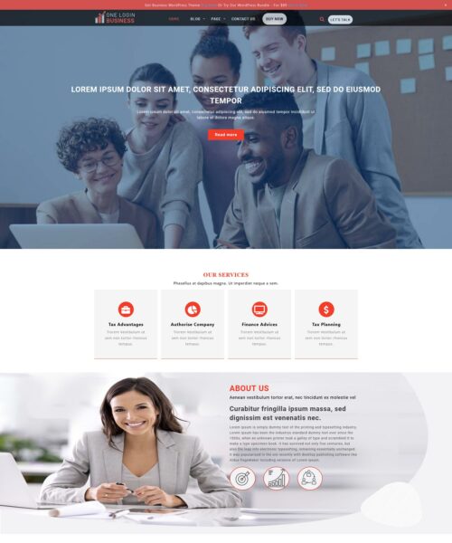 free consulting wordpress theme lite