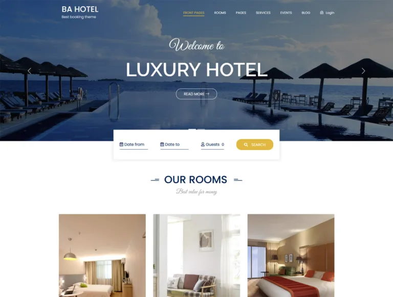 20 Best Free Hotel WordPress Themes 2026