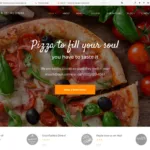 free pizza burger wordpress themes