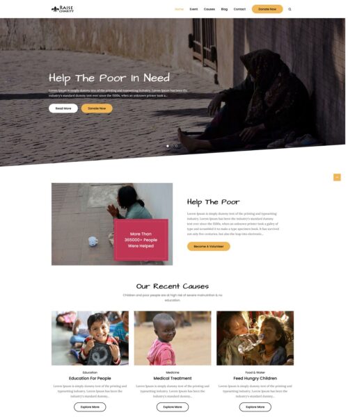 Free WordPress themes with donation buttons