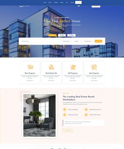 Free Real Estate Agent Themes