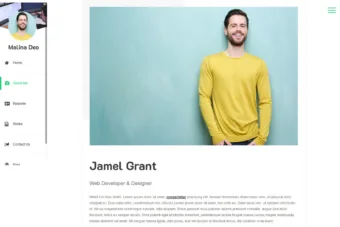 free resume wordpress themes