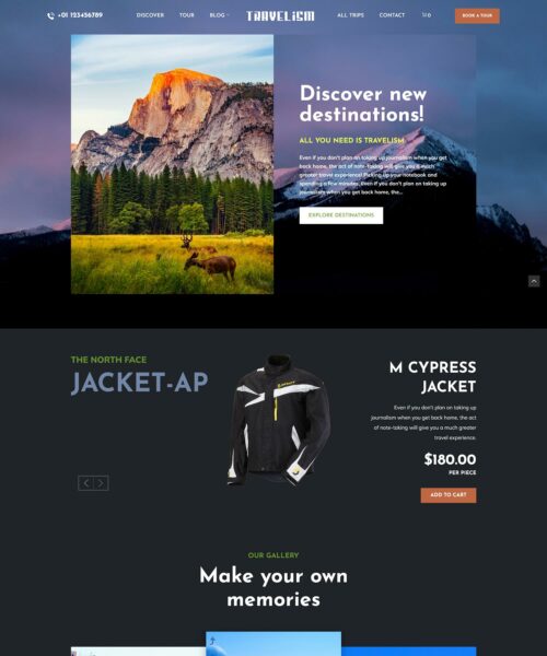 free travelism wordpress theme