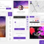 free ui kits web graphics psd