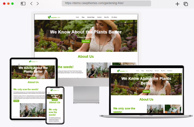 gardening landscape aura theme