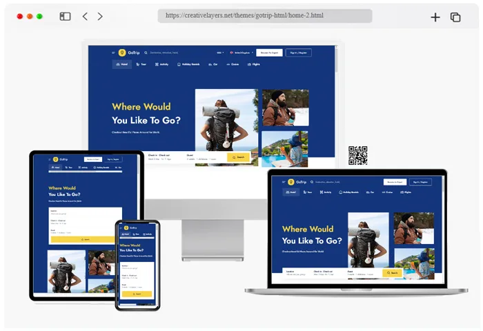 35 Best Free & Paid Travel Website Templates 2026