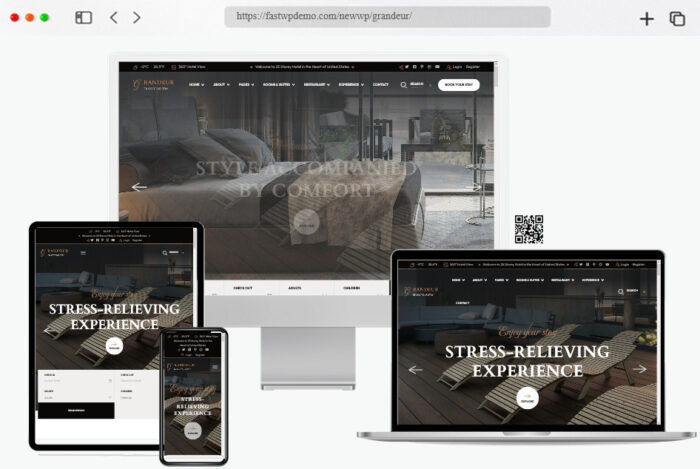 grandeur hotel booking wordpress theme