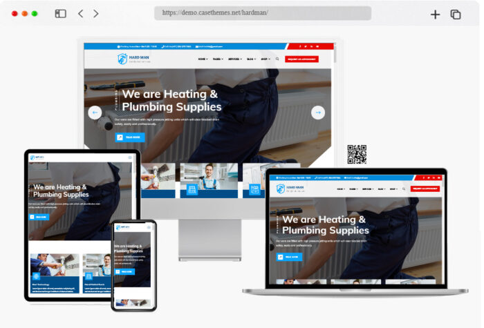 hardman handyman plumber wordpress theme