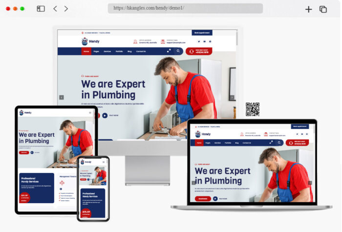 hendy handyman service wordpress theme